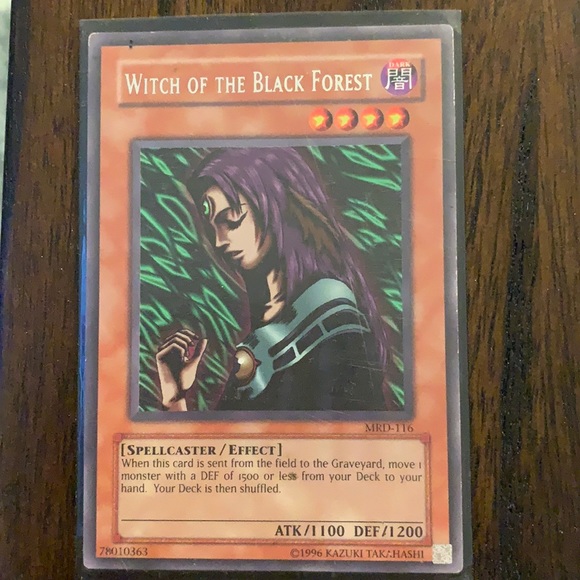 YU-GI-OH vintage card witch of the Black Forest - Picture 2 of 5